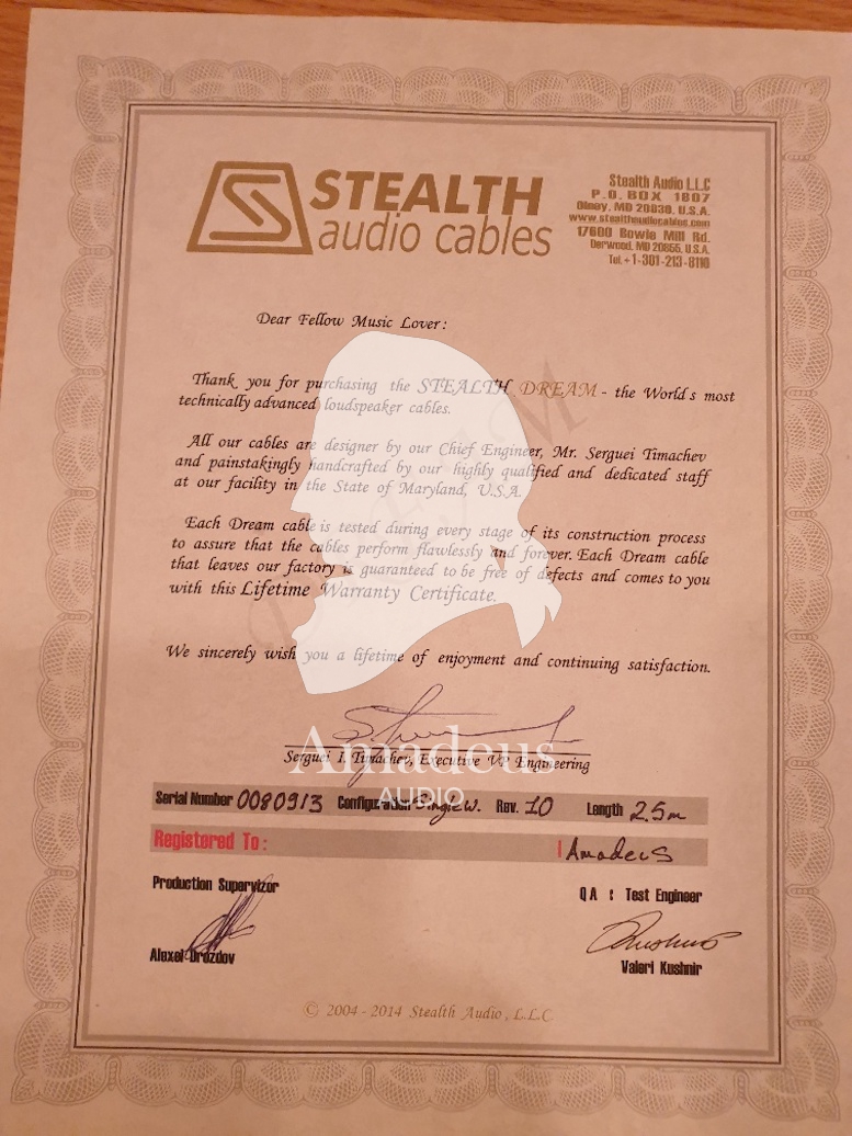 stealth audio amadeus audio